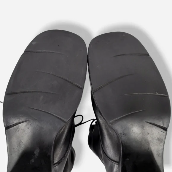 VINTAGE Y2K WHITE MOUNTAIN Lace Up Ankle Booties Black - Picture 11 of 15